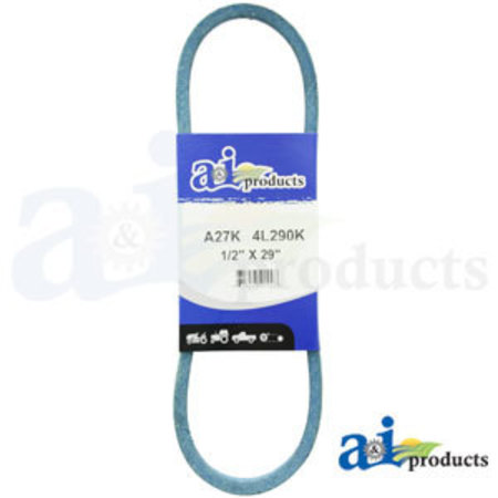 A & I PRODUCTS Aramid Blue V-Belt (1/2" X 29" ) 13" x4" x1" A-A27K